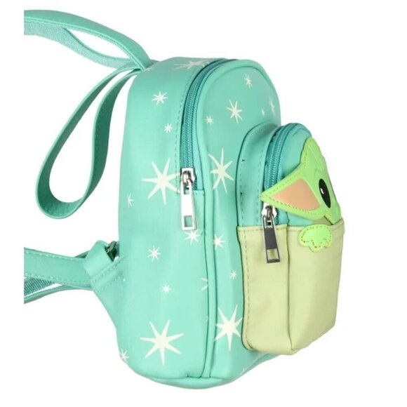 NEW Star Wars The Mandalorian The Child Baby Yoda Mini Backpack - Picture 10 of 11